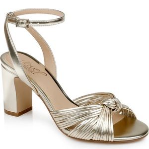 Jewel Badgley Mischka Block Heel Sandal - NEW WITH TAGS!